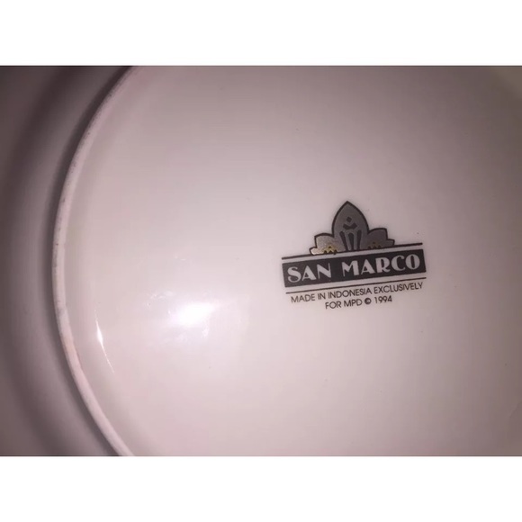 6 San Marco gold rim salad plates - Picture 3 of 4